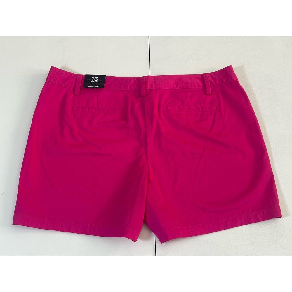 Land’s End Women's Shorts Size 16 Pink Magenta NWT - Picture 16 of 16